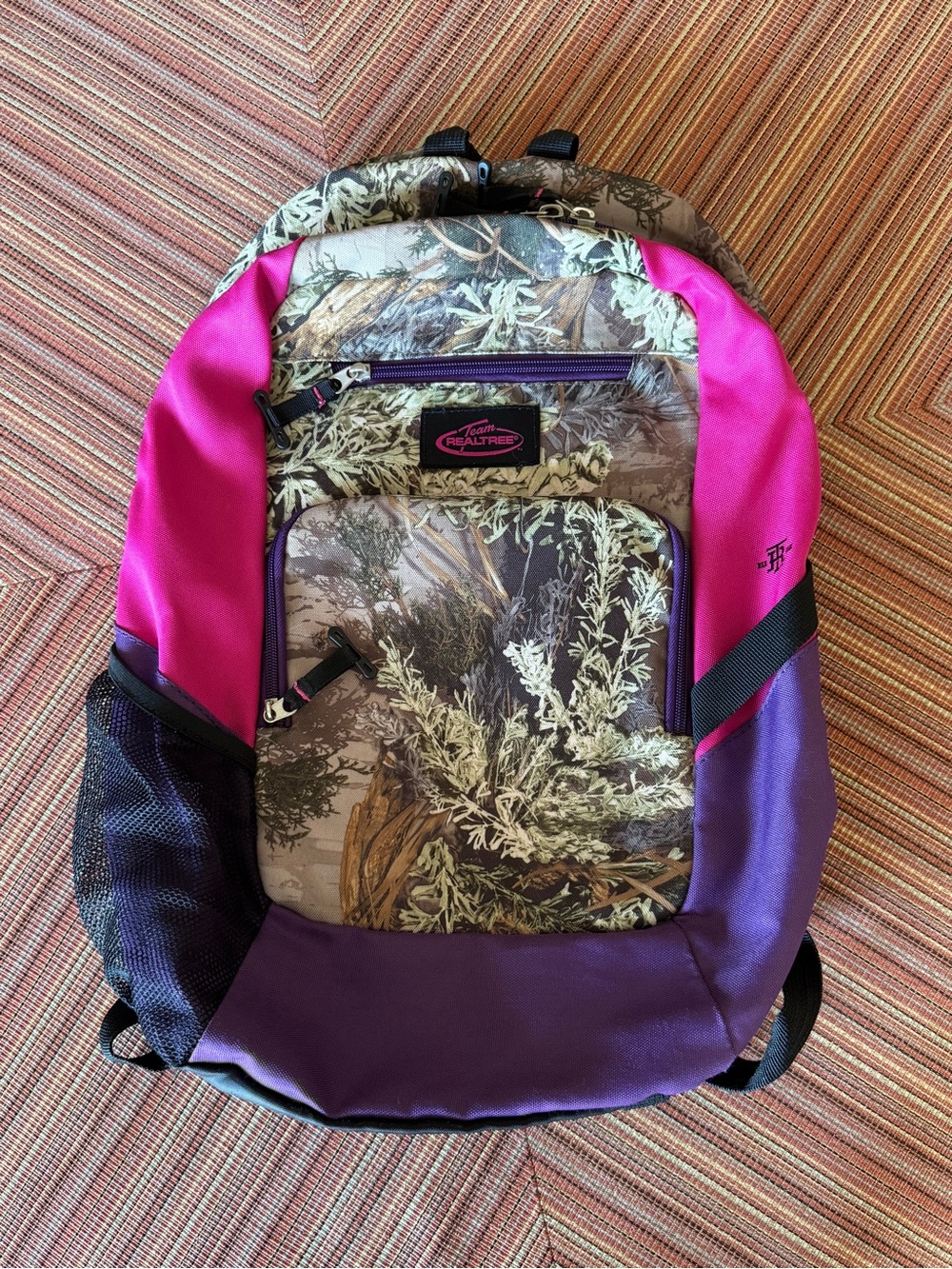 Realtree Camo Pink & Purple Womens Backpack